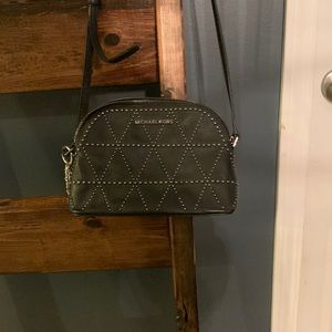 Michael khors purse, medium sized, black with rhinestones